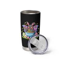 Funny Easter Mothman Eating Ramen Tumbler Cup Cryptid Lover Gift