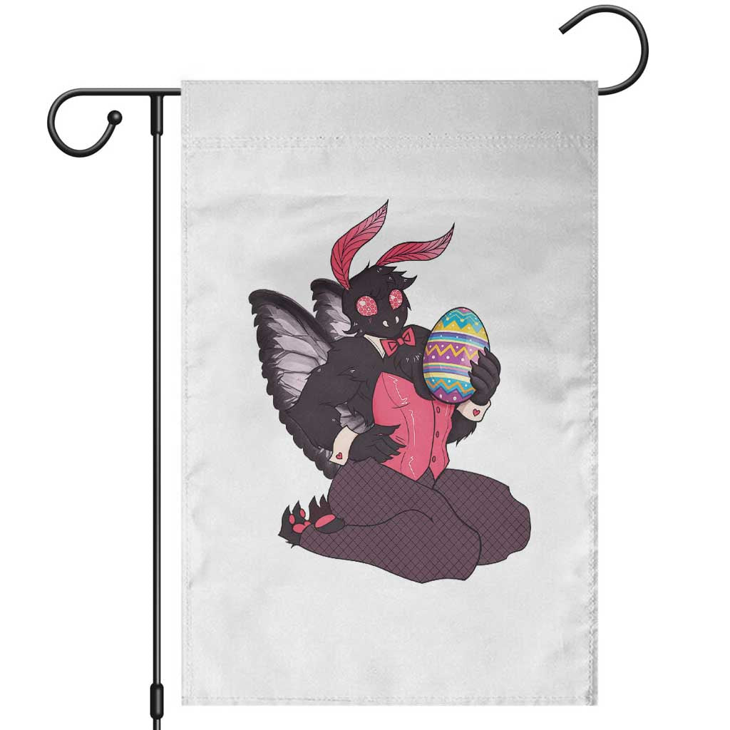 Sexy Easter Bunny Mothman Garden Flag Cryptid Humor Gift