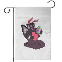 Sexy Easter Bunny Mothman Garden Flag Cryptid Humor Gift
