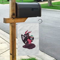 Sexy Easter Bunny Mothman Garden Flag Cryptid Humor Gift