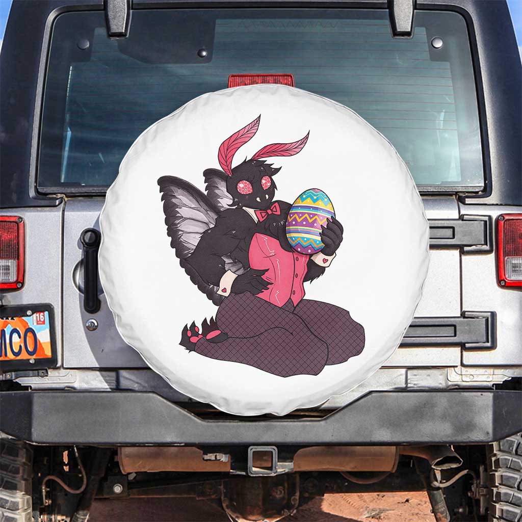 Sexy Easter Bunny Mothman Spare Tire Cover Cryptid Humor Gift