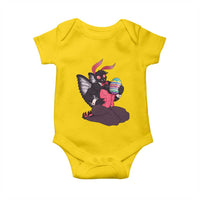 Sexy Easter Bunny Mothman Baby Onesie Cryptid Humor Gift