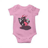 Sexy Easter Bunny Mothman Baby Onesie Cryptid Humor Gift