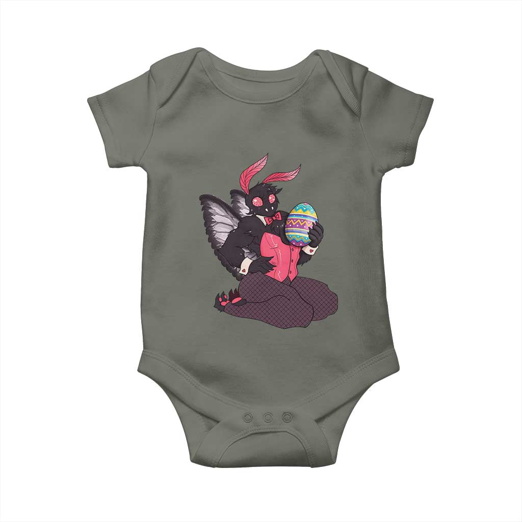 Sexy Easter Bunny Mothman Baby Onesie Cryptid Humor Gift