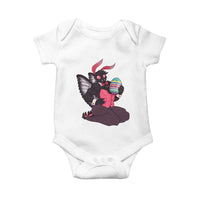 Sexy Easter Bunny Mothman Baby Onesie Cryptid Humor Gift