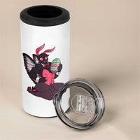 Sexy Easter Bunny Mothman 4 in 1 Can Cooler Tumbler Cryptid Humor Gift
