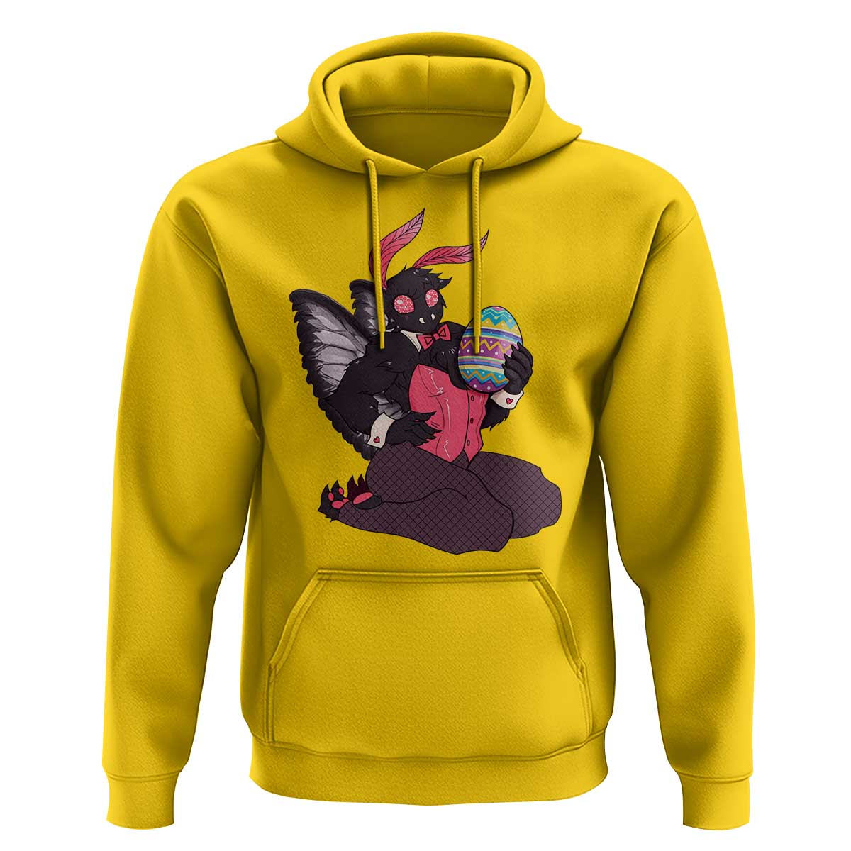 Sexy Easter Bunny Mothman Hoodie Cryptid Humor Gift