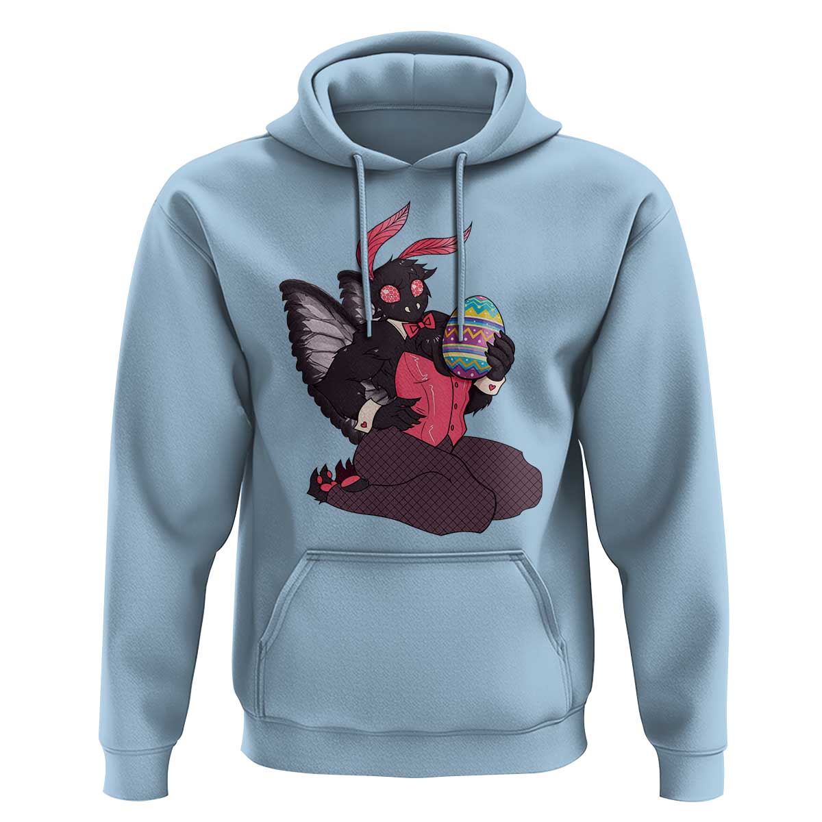Sexy Easter Bunny Mothman Hoodie Cryptid Humor Gift