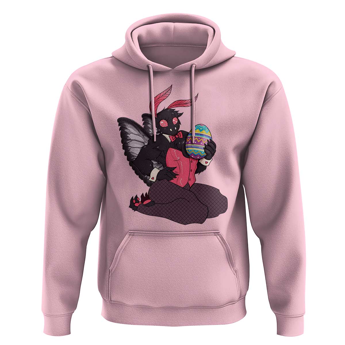 Sexy Easter Bunny Mothman Hoodie Cryptid Humor Gift