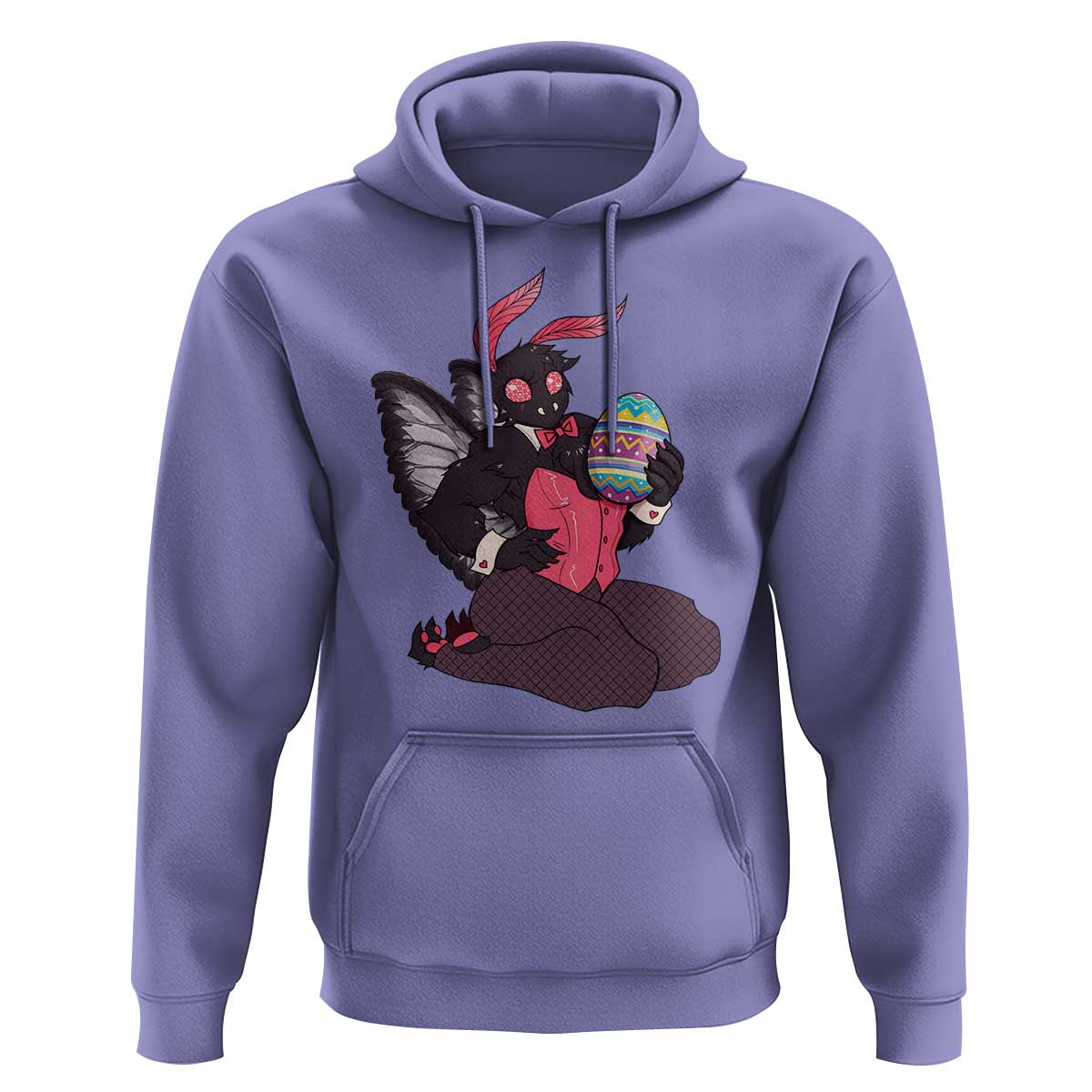 Sexy Easter Bunny Mothman Hoodie Cryptid Humor Gift
