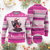 Sexy Easter Bunny Mothman Ugly Christmas Sweater Cryptid Humor Gift