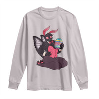 Sexy Easter Bunny Mothman Long Sleeve Shirt Cryptid Humor Gift