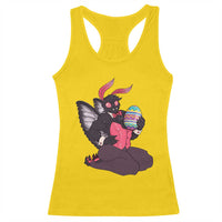 Sexy Easter Bunny Mothman Racerback Tank Top Cryptid Humor Gift