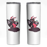 Sexy Easter Bunny Mothman Skinny Tumbler Cryptid Humor Gift