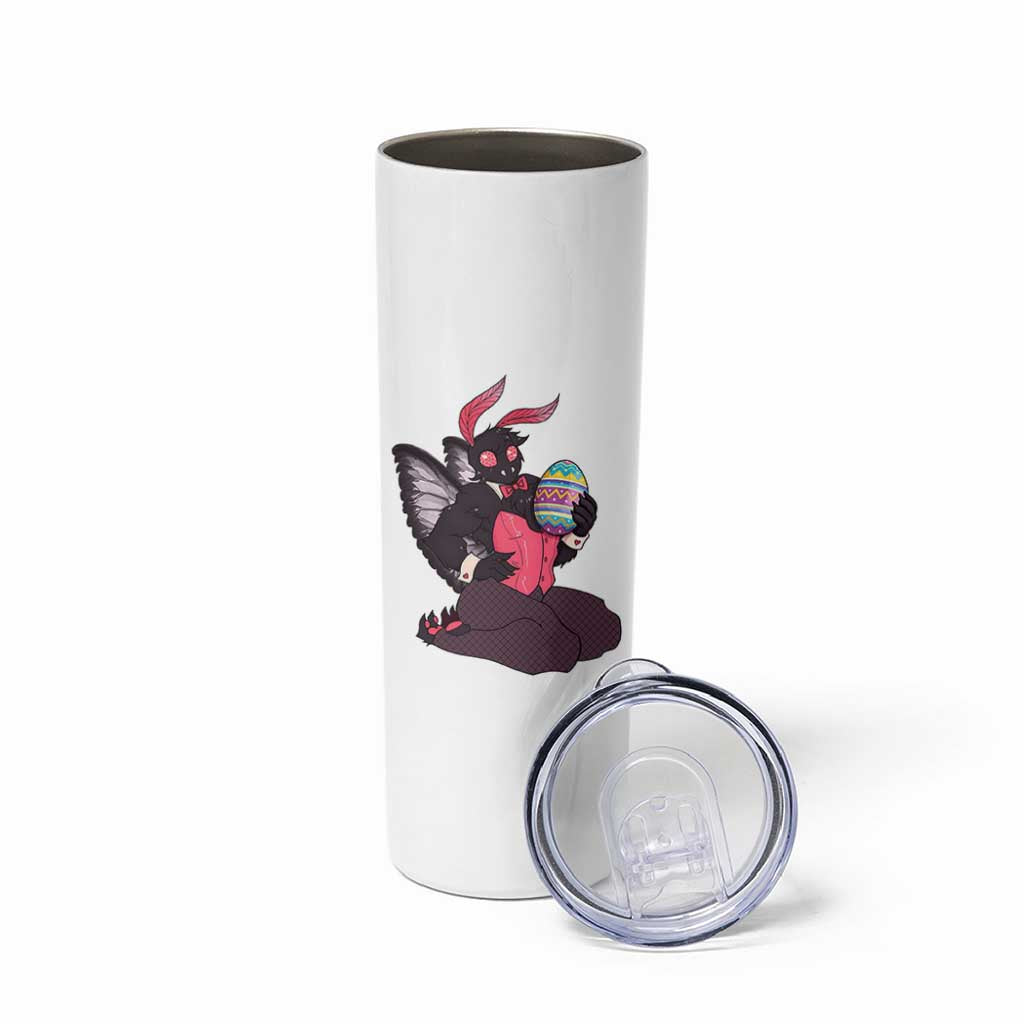Sexy Easter Bunny Mothman Skinny Tumbler Cryptid Humor Gift