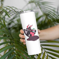 Sexy Easter Bunny Mothman Skinny Tumbler Cryptid Humor Gift