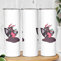 Sexy Easter Bunny Mothman Skinny Tumbler Cryptid Humor Gift