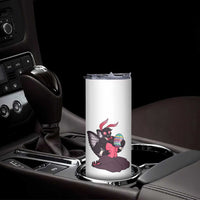 Sexy Easter Bunny Mothman Skinny Tumbler Cryptid Humor Gift