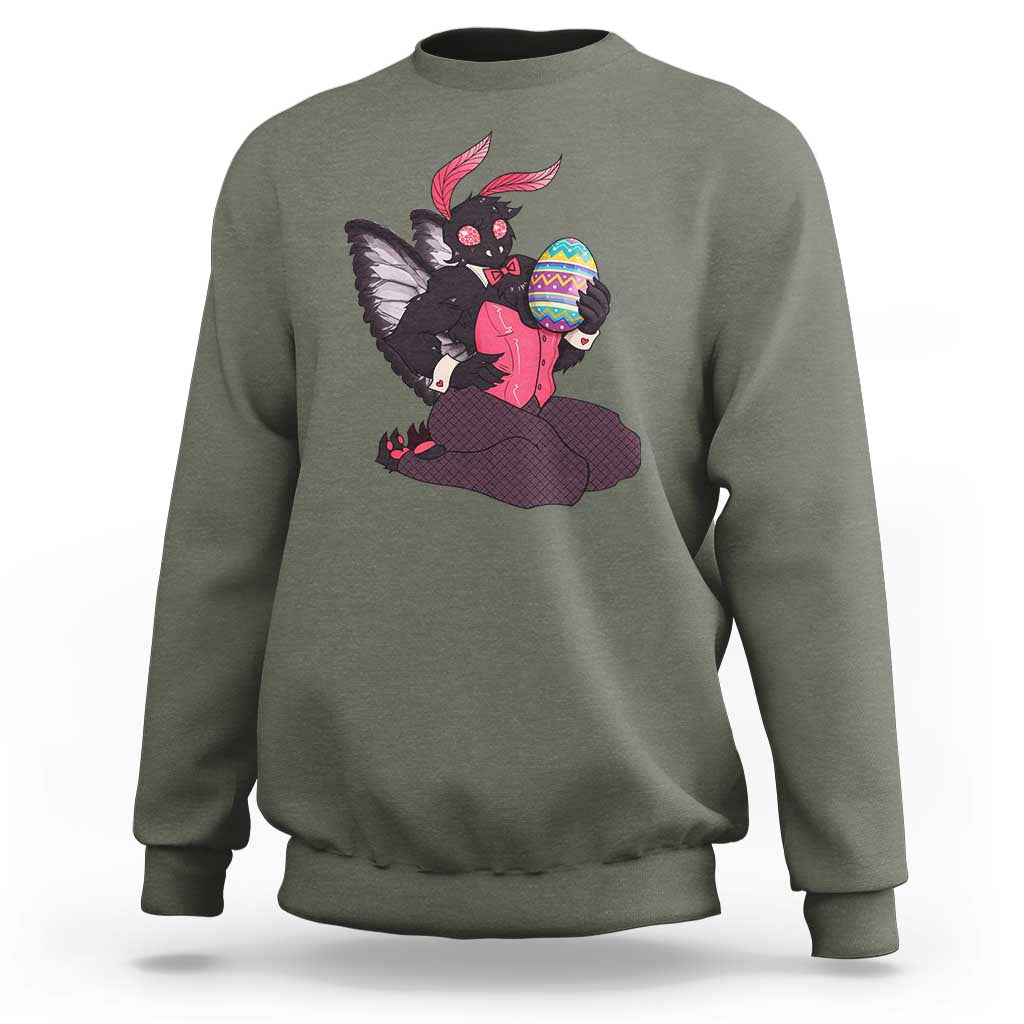 Sexy Easter Bunny Mothman Sweatshirt Cryptid Humor Gift
