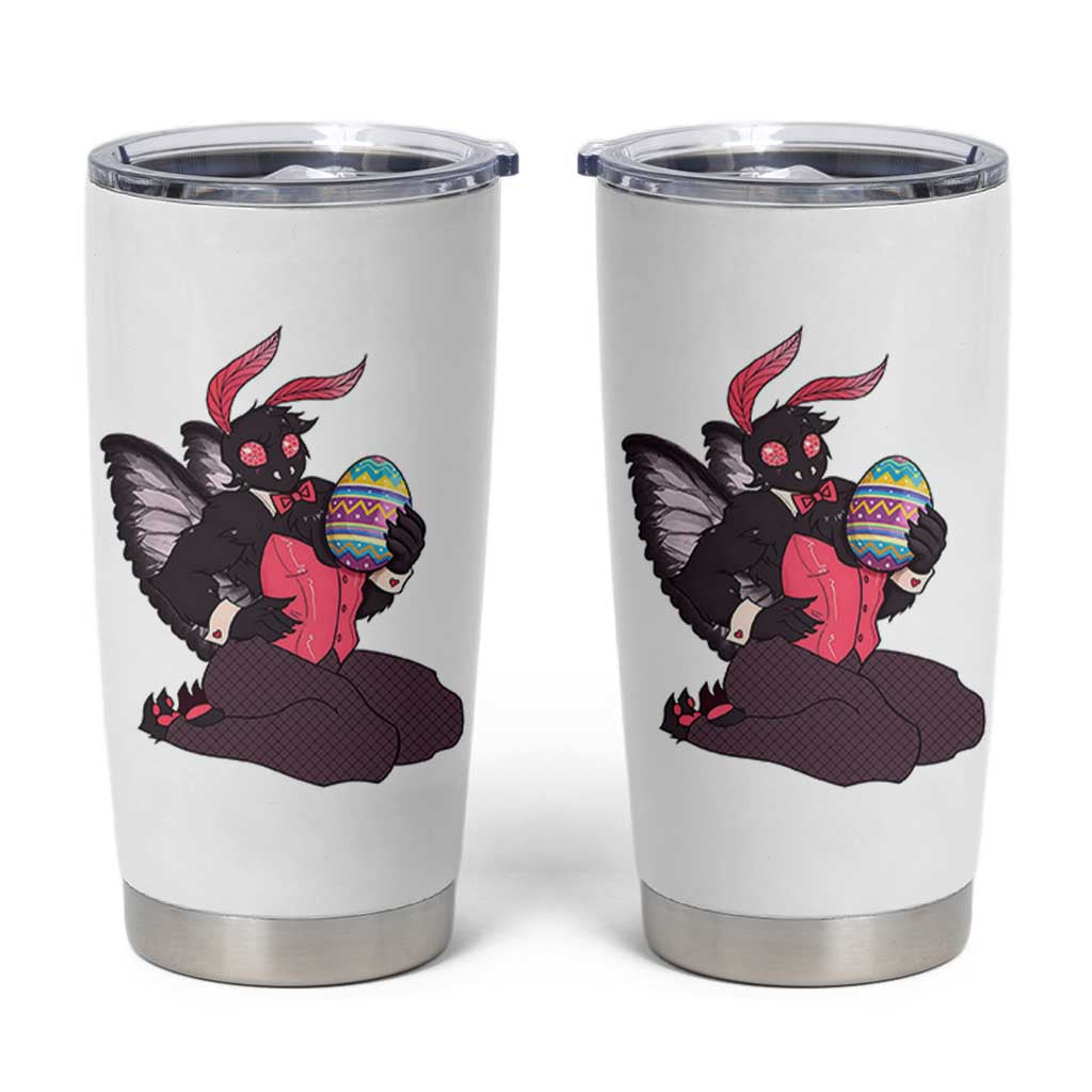 Sexy Easter Bunny Mothman Tumbler Cup Cryptid Humor Gift