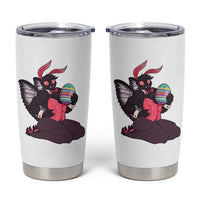 Sexy Easter Bunny Mothman Tumbler Cup Cryptid Humor Gift