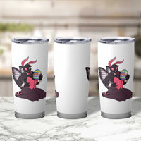 Sexy Easter Bunny Mothman Tumbler Cup Cryptid Humor Gift