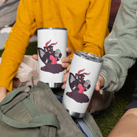 Sexy Easter Bunny Mothman Tumbler Cup Cryptid Humor Gift