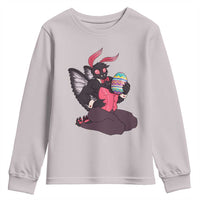 Sexy Easter Bunny Mothman Youth Sweatshirt Cryptid Humor Gift