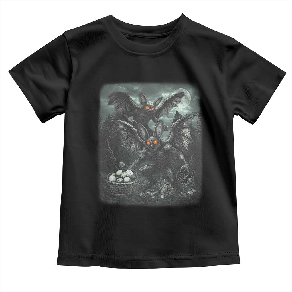 Vintage Horror Mothman Easter Toddler T Shirt Folklore Monster Lover Gift
