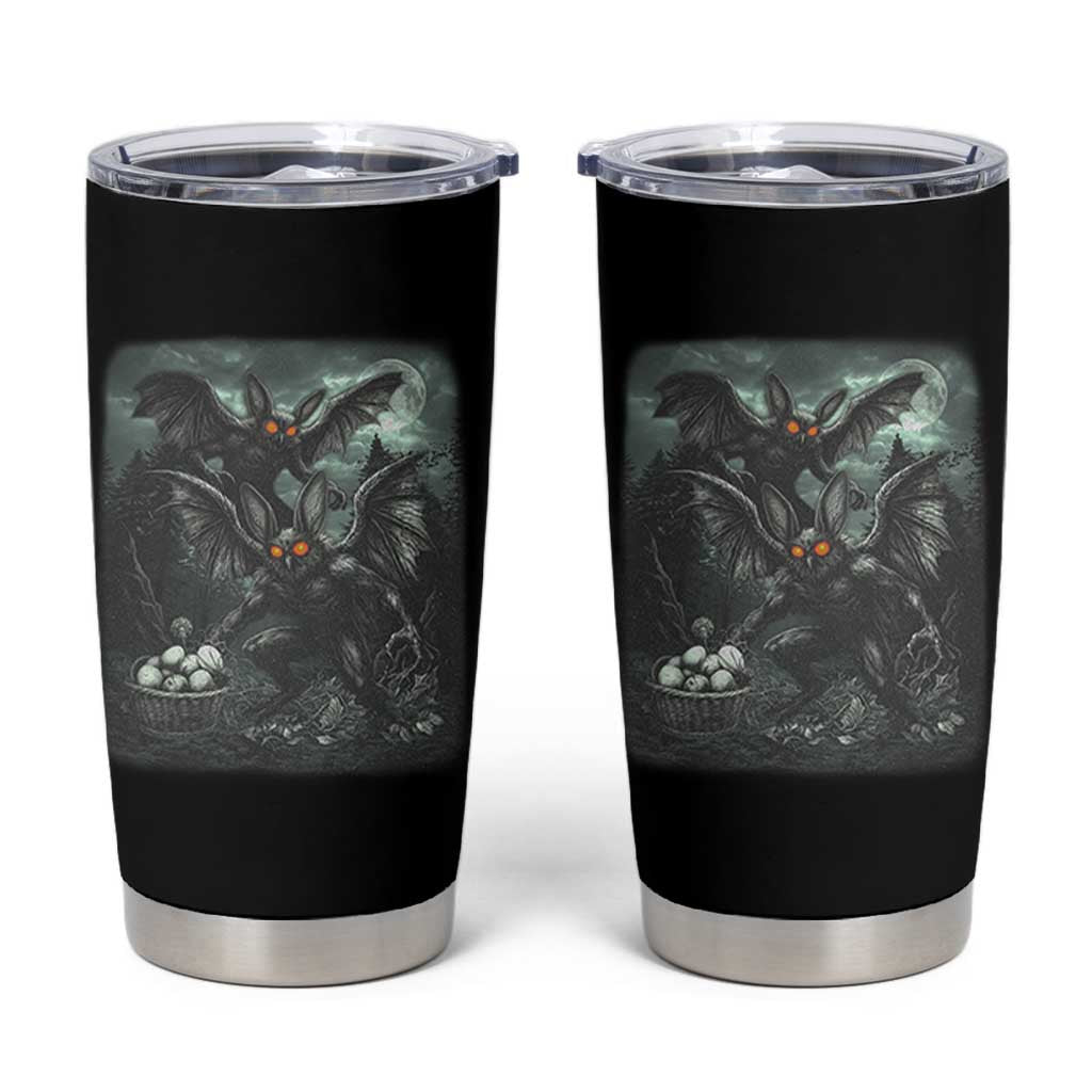 Vintage Horror Mothman Easter Tumbler Cup Folklore Monster Lover Gift