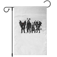 Funny Easter Cryptid Squad Garden Flag Bigfoot Mothman Jersey Devil Chupacabra Gift