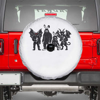 Funny Easter Cryptid Squad Spare Tire Cover Bigfoot Mothman Jersey Devil Chupacabra Gift