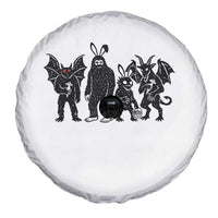 Funny Easter Cryptid Squad Spare Tire Cover Bigfoot Mothman Jersey Devil Chupacabra Gift