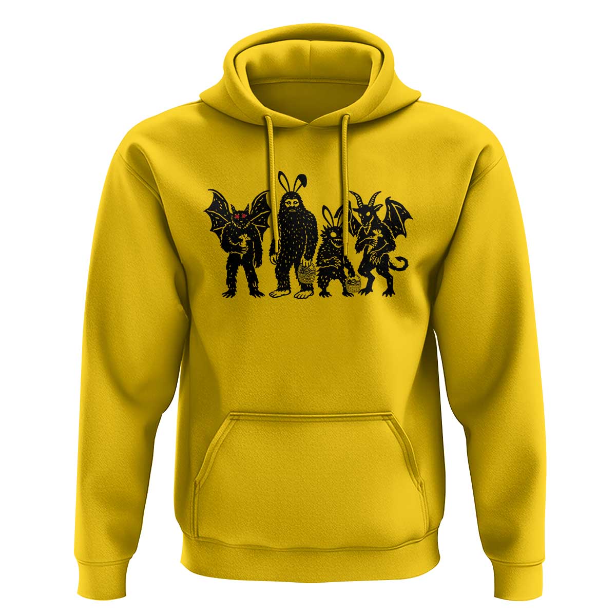 Funny Easter Cryptid Squad Hoodie Bigfoot Mothman Jersey Devil Chupacabra Gift