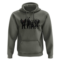 Funny Easter Cryptid Squad Hoodie Bigfoot Mothman Jersey Devil Chupacabra Gift