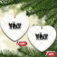 Funny Easter Cryptid Squad Ceramic Ornament Bigfoot Mothman Jersey Devil Chupacabra Gift