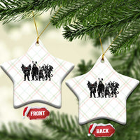 Funny Easter Cryptid Squad Ceramic Ornament Bigfoot Mothman Jersey Devil Chupacabra Gift
