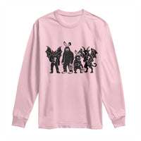 Funny Easter Cryptid Squad Long Sleeve Shirt Bigfoot Mothman Jersey Devil Chupacabra Gift
