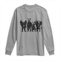 Funny Easter Cryptid Squad Long Sleeve Shirt Bigfoot Mothman Jersey Devil Chupacabra Gift