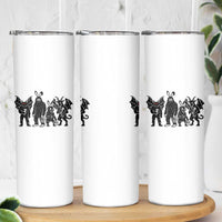Funny Easter Cryptid Squad Skinny Tumbler Bigfoot Mothman Jersey Devil Chupacabra Gift