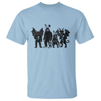 Funny Easter Cryptid Squad T Shirt Bigfoot Mothman Jersey Devil Chupacabra Gift