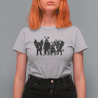 Funny Easter Cryptid Squad T Shirt For Women Bigfoot Mothman Jersey Devil Chupacabra Gift