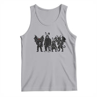 Funny Easter Cryptid Squad Tank Top Bigfoot Mothman Jersey Devil Chupacabra Gift