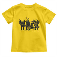 Funny Easter Cryptid Squad Toddler T Shirt Bigfoot Mothman Jersey Devil Chupacabra Gift