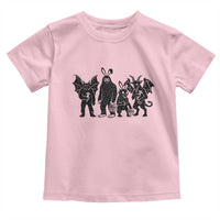 Funny Easter Cryptid Squad Toddler T Shirt Bigfoot Mothman Jersey Devil Chupacabra Gift