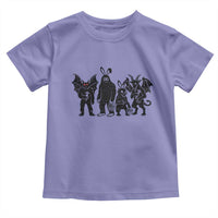 Funny Easter Cryptid Squad Toddler T Shirt Bigfoot Mothman Jersey Devil Chupacabra Gift