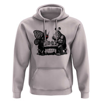 Funny Bigfoot And Mothman Egg Painting Hoodie Cryptid Easter Gift