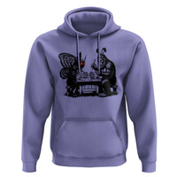 Funny Bigfoot And Mothman Egg Painting Hoodie Cryptid Easter Gift