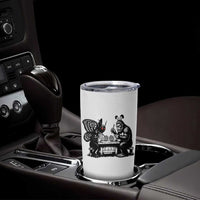 Funny Bigfoot And Mothman Egg Painting Tumbler Cup Cryptid Easter Gift