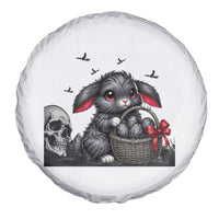 Gothic Easter Bunny Spare Tire Cover Dark Aesthetic Rabbit Gift